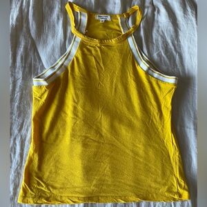 Heart & Hips yellow halter top